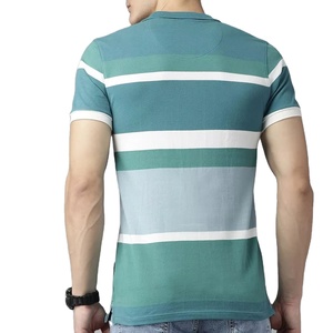 Polo rayé pour homme, best-seller, coton et polyester, polo décontracté et sportif, logo personnalisé, vente en gros - Product Image 3