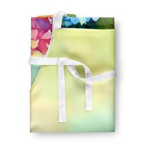 Multicolor Large Adult Unisex Watercolor Hydrangeas <b>Apron</b> for Cooking Baking Crafts <b>Gardening</b> Kitchen Server - Product Image 3