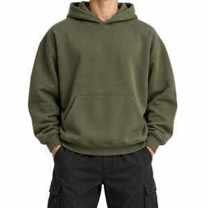 Ropa Casual Urbana, Sudadera de Algodón Cálido para Invierno, Ropa Casual de Moda, Sudadera con Capucha Extra Grande para Hombre - Product Image 2