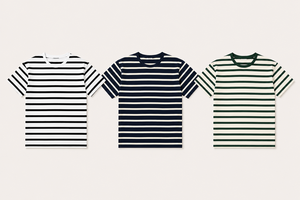 <b>Striped</b> <b>Men</b> <b>T</b> <b>Shirt</b> 100% Cotton Regular Fit Short Sleeve O Neck Casual Knitted Tee Anti-shrink 180g Custom OEM ODM - Product Image 4