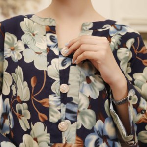 Camisa de franela estampada para mujer PW4193 Blusa y camisa para mujer de 1 pieza - Product Image 2