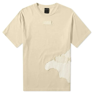 T-shirts d'été déchirés style streetwear, col rond, manches courtes, 100% coton, légers, service OEM, en vente - Product Image 2
