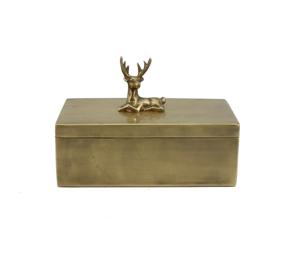 Caja de Regalo de Metal con Acabado Dorado de Lujo para Frutos Secos, con Compartimentos Extraíbles, para Cestas de Regalo Premium para Diwali y Regalos Corporativos - Product Image 1