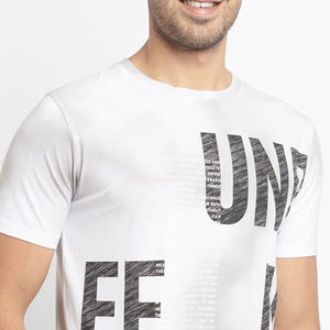 Camisetas de Hombre de Talla Grande en Negro con Estampado Gráfico Urbano, Cuello Redondo, 100% Algodón Importado, Impresión con Tinta - Product Image 5