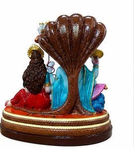 Estatua de Mármol de Vishnu y Lakshmi, Figura Religiosa de Piedra Pulida, Decoración para el Hogar o Templo - Product Image 2