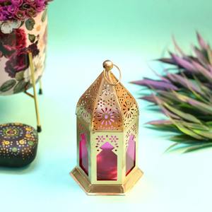 Linterna Islámica Artesanal de Estilo Marroquí, Hecha a Mano, de Metal y Vidrio de Colores, Resistente al Calor, Ecológica, Decoración para el Hogar - Product Image 5