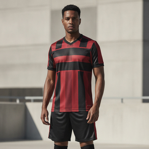 Uniforme de Fútbol Sublimado de Alta Calidad, Conjunto de Camiseta de Fútbol Personalizada para Equipo, Ropa de Entrenamiento de Fútbol Transpirable y Antipilling - Product Image 5