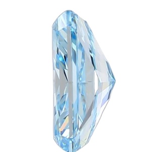 4Ct Bleu Couleur Radiant Cut Lab Grown Diamond VVS1 Clarity Excellente Cut Making For Diamond Jewelry Bijoux personnalisés Gift Her - Product Image 4