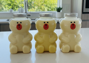 Botella PET con Forma de Oso, Fabricada en Vietnam, de Gran Capacidad, para Dulces, Té con Leche y Bebidas, con Impresión de Serigrafía, para Regalos - Product Image 4