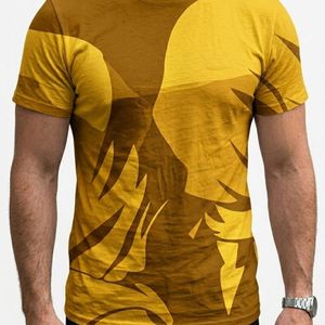 Camiseta ligera de poliéster para hombre, transpirable, de secado rápido, para entrenamiento deportivo. - Product Image 1