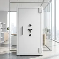 Grand coffre-fort ignifuge pour bureau, double porte, anti-effraction, pour le stockage de documents et de dossiers CX-482