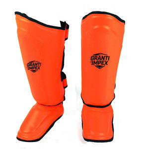 Protège-tibias de boxe haut de gamme, personnalisés, en cuir souple et respirant, protection professionnelle légère pour hommes et femmes - Product Image 2