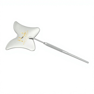 Butterfly Shape <b>Mirror</b> Reusable Beauty Tool Eyelash Extension Check Lash <b>Mirror</b> <b>Hand</b> <b>Held</b> Stainless Steel Silver Lash <b>Mirror</b> - Product Image 4