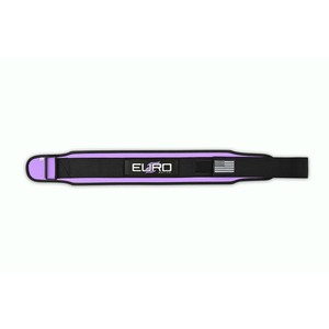 Ceinture de musculation Euro Skt Co noire et violette en EVA, antidérapante, protection professionnelle, boucle réglable, soutien lombaire - Product Image 4
