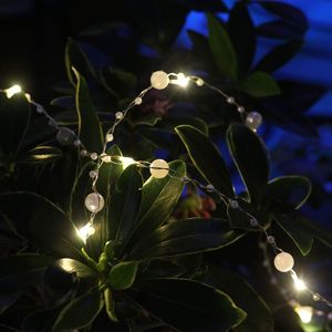 Luci a stringa a batteria con 36 LED bianchi perlati, con funzione timer, per decorazioni di matrimoni, feste di Natale ed eventi - Product Image 3
