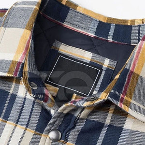 Camisas de Franela para Hombre, Casuales, de Algodón Suave, a Cuadros, de Manga Larga, Cómodas, con Botones, para Exteriores, Modernas, para Trabajo - Product Image 4