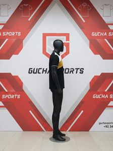 Camiseta polo para hombre con bloques de color, tela de algodón suave, mangas cortas, cuello en contraste, corte ajustado, transpirable, informal y elegante para uso diario. - Product Image 2