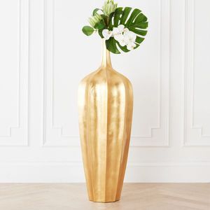 Vase à fleurs en métal tendance et attrayant, accent décoratif pour table de salon, centre de table pour arrangement floral - Product Image 5