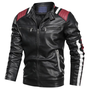 <b>Men</b> Leather <b>Jacket</b> Luxury Fashion Winter Coat Manufacturer <b>Men</b> Leather <b>Jacket</b> Casual Wear Street Winter <b>Jacket</b> - Product Image 5