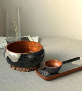 Bol à salade jetable en bois écologique par LUXURY CRAFTS Home Restaurant Decor pour le camping - Product Image 3