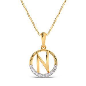 Pendentif halo diamanté effet soleil couchant et collier mangalsutra traditionnel perlé - Product Image 2