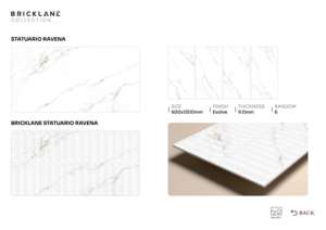 Azulejo de Porcelana Esmaltada de Grado Exportación 600x1200mm 60x120cm 24x48 Pulgadas, Superficie Decorativa Grande para Uso Residencial y Comercial - Product Image 5