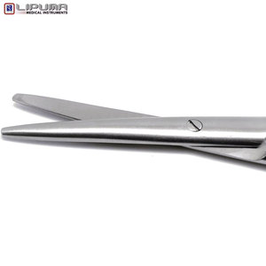 กรรไกรตัดขนสัตว์แบบตรง ขนาด 6 นิ้ว คุณภาพพรีเมียม ยี่ห้อ Metzenbaum สำหรับสัตวแพทย์ ปลายทู่/ปลายมน มาตรฐานความปลอดภัยแบบแมนนวล MOL - Product Image 5
