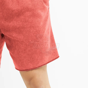 Pantalones Cortos Deportivos de Lujo Retro para Hombre, Estilo Urbano, Tejido de Algodón 100% Ecológico de Alto Gramaje, Venta Caliente - Product Image 4