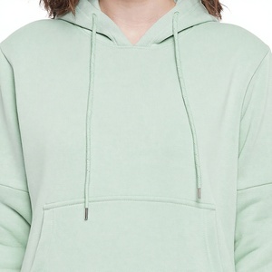 <b>Women</b> <b>Yellow</b> Hooded <b>Tracksuit</b> Full Sleeve Solid Color Casual Elastic Waist Pants Set Breathable Cotton Autumn Wear - Product Image 5