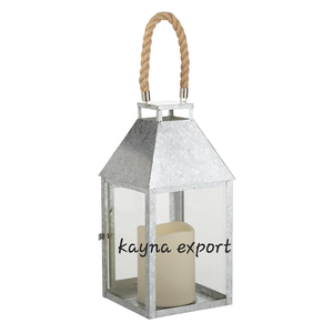 Outdoor Decorative Stainless Steel <b>Mirror</b> Polished Eco-Friendly Handmade <b>Square</b> Shape Hanging Candlestick Holder Christmas - Product Image 2
