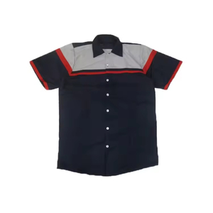 Camisa súper suave y que reduce la irritación, con botones, para técnicos, industrial, de manga corta, para verano, ropa de trabajo para la construcción. - Product Image 5