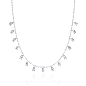 Brillante colgante de diamante cultivado en laboratorio, certificado por IGI, en oro amarillo, oro rosa, oro blanco o plata, color D E F, claridad VVS VS. - Product Image 2