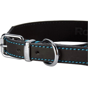 Precio barato de alta calidad, accesorios ajustables para mascotas, Collar de entrenamiento, Collar de perro de cuero genuino para collar de perro pequeño, mediano y grande - Product Image 5