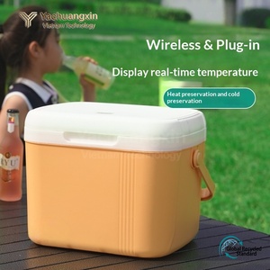 Nevera portátil con aislamiento para coche, camping al aire libre, picnic, nevera portátil para alimentos frescos, caja aislante, cubo de hielo - Product Image 5