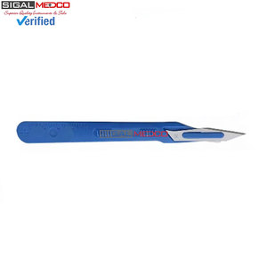 Lames chirurgicales stériles de qualité supérieure, certifiées CE, pour usage général en chirurgie, jetables, en acier inoxydable, sans plastique, scalpel. - Product Image 3