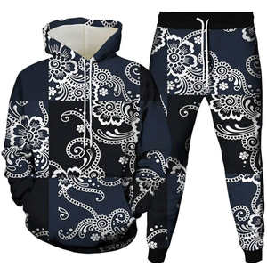 ชุดวอร์มกีฬาสำหรับคนท้องลายพิมพ์วินเทจแบบฟอกสีสำหรับผู้หญิง |   ระบายอากาศได้ดี ยืดหยุ่นได้ |   ชุดโยคะสำหรับออกกำลังกาย |   สีดำล้วน |   100% - Product Image 3