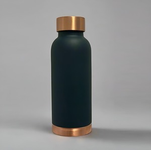 <b>Copper</b> <b>Bottle</b> With Black And Polish Finished Indian Hand Made Health Benefits <b>Copper</b> <b>Bottle</b> Metal Drinking Water <b>Bottle</b> - Product Image 1