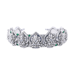 Laxmi Diamond Heart Kadas 2x6 Zinc Alloy Gift Jewelry - Product Image 2