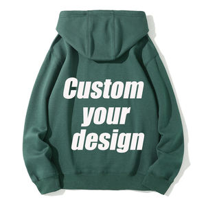 Sweat à capuche oversize pour homme en mélange de coton épais, coupe décontractée, style urbain et décontracté - Product Image 4