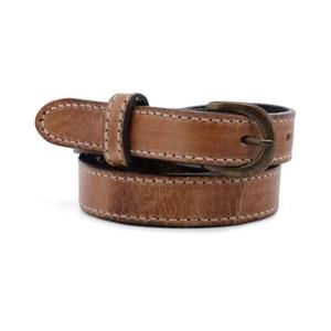 Ceinture en cuir de vache véritable de style vintage pour homme, boucle à ardillon en acier – Durable, imperméable, fabriquée en Inde (Uttar Pradesh) pour - Product Image 1