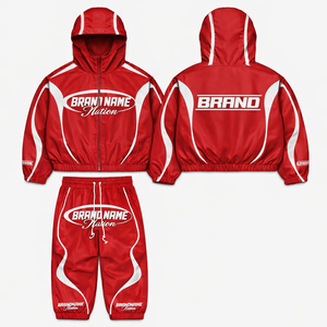 Survêtements coupe-vent en nylon pour hommes 2026 – Logo personnalisé, streetwear, strass, légers, écologiques, respirants et résistants au vent - Product Image 4