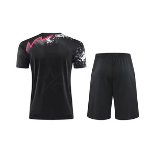 Ensemble uniforme de tennis personnalisé pour hommes, vente en gros, maillot et short de badminton imprimés par sublimation, tenue de sport à séchage rapide, OEM - Product Image 5