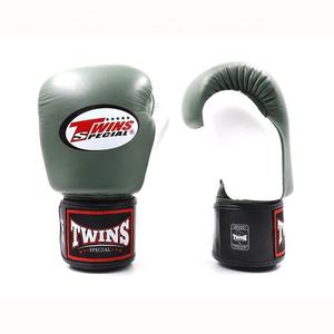 Guantes de Boxeo Gemelos Más Vendidos con Cierre de Gancho y Bucle Antideslizante para Muay Thai y Sanda, Personalizados, 100% Cuero Genuino - Product Image 5