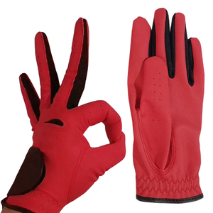 OEM Bulk Custom Golf <b>Gloves</b> Premium Genuine Leather <b>Moisture</b> Wicking Touchscreen Compatible Anti Slip Grip Breathable Unisex - Product Image 2