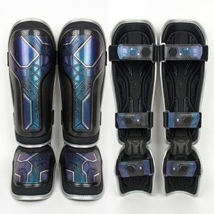 Espinilleras de Neopreno Blancas con Cierre Ajustable de Gancho y Bucle, Equipo de Protección para Boxeo, Unisex para Adultos, Diseño de Espinilleras de Color Sólido - Product Image 3