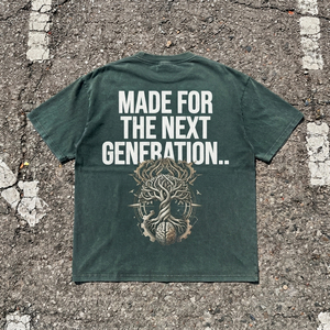 Camisetas de Hombre Casuales con Estampado, Estilo Hip Hop, Cuello Redondo, Manga Corta, Ecológicas, 100% Poliéster, con Hombros Caídos - Product Image 2