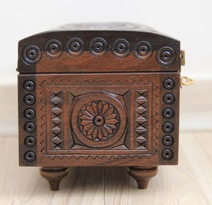 High Quality Low Cost Vintage <b>Wooden</b> Jewelry Chest Customized Design for Necklaces <b>Watches</b> Small Accessories AALIYAN IMPEX - Product Image 5