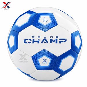 Ballon de football de taille officielle 5 haute performance, fabriqué en caoutchouc PVC PU, durable, écologique, logo personnalisé, cousu à la machine, pour entraînement et matchs - Product Image 4
