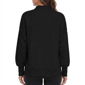 Sweat-shirt pour femme de haute qualité, style streetwear décontracté, épaules tombantes, respirant, écologique, en tricot, avec motif. - Product Image 2