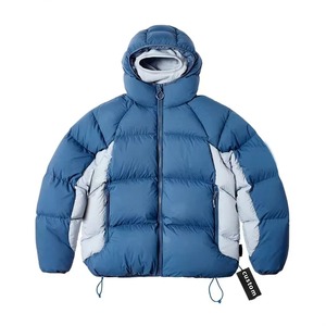 <b>Top</b> Wholesale Custom Nylon <b>Bubble</b> Jacket Quilted Winter Men Shiny Removeable Hooded Puffer Jackets - Product Image 2